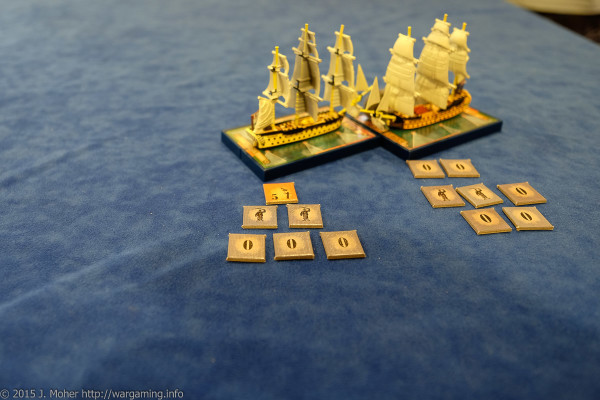 Audacieux vs. HMS Vanguard Wargaming.info