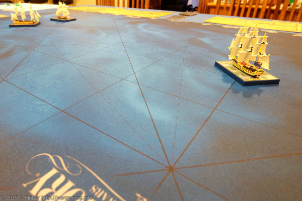 Proserpine & Commerce de Bordeaux face HMS Defence