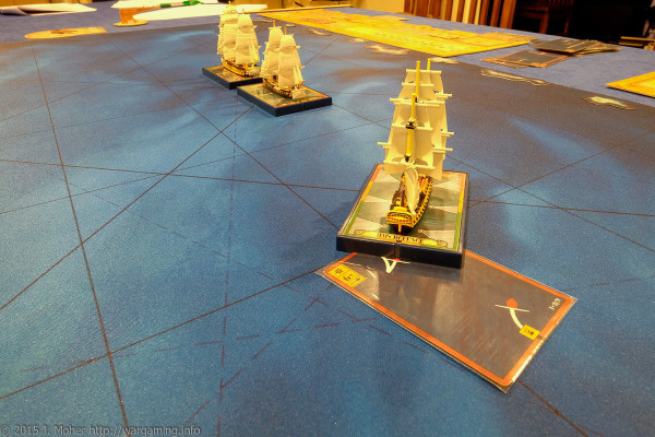 Proserpine & Commerce de Bordeaux face HMS Defence