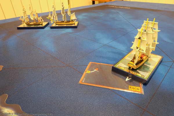 Proserpine & Commerce de Bordeaux face HMS Defence