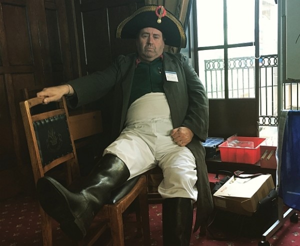 Napoleon at the Wellington Re-fight Wargaming.info