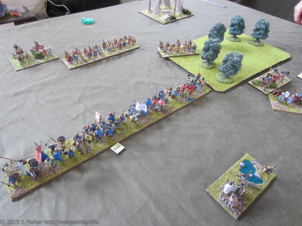 Carolingians vs. Picts Battle 1 wargaming.info