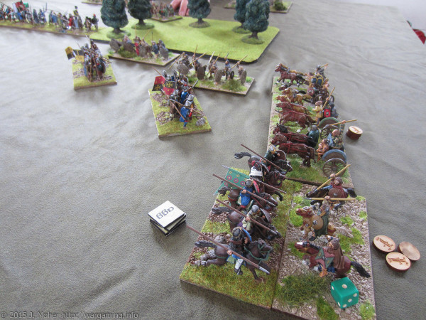 Carolingians vs. Picts Battle 1 wargaming.info