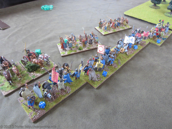 Carolingians vs. Picts Battle 1 wargaming.info