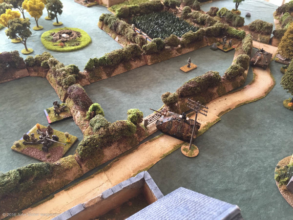 Hetzer approaches the 6pdr ATG