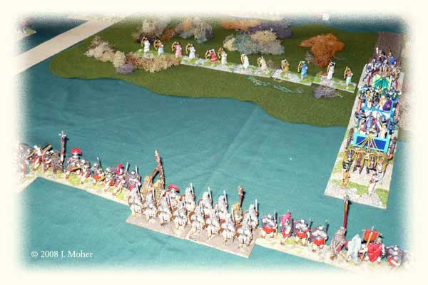 Kushite Chariots emerge along the secret trail to waiting Praetorians & Legionaries! Kushite Chariots emerge along the secret trail to waiting Praetorians & Legionaries!