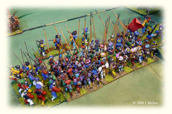 German Landsknecht Pikemen from a Medieval Scandinavian army. German Landsknecht Pikemen from a Medieval Scandinavian army.