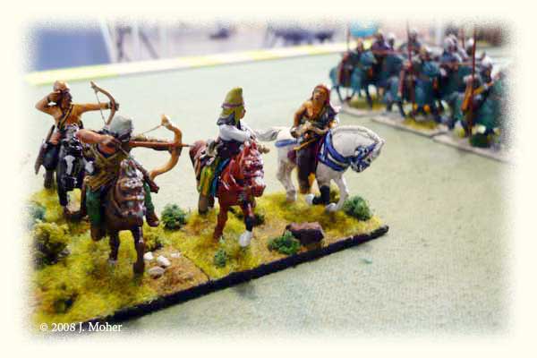 Armenians: Horse Archers in the foreground and Cataphracts in the distance. Armenians: Horse Archers in the foreground and Cataphracts in the distance.