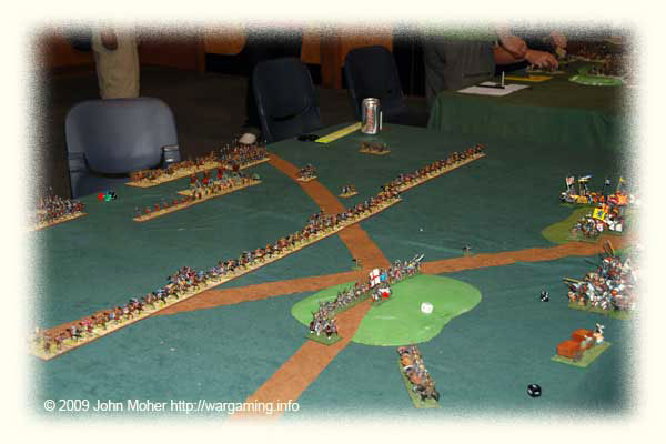 The Chionites and Kushan Generals (along with 1 or 2 Auxilia) have rapidly advanced. The Chionites and Kushan Generals (along with 1 or 2 Auxilia) have rapidly advanced.