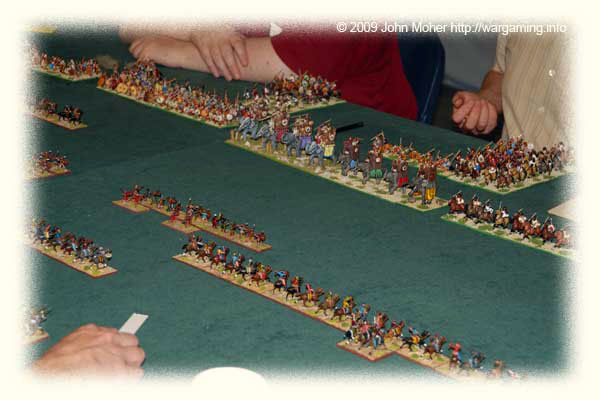 A closer view of the Centre & Right very early in the battle! A closer view of the Centre & Right very early in the battle!