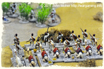 Dismounted Camel Corps deploy in the hills on the right Dismounted Camel Corps deploy in the hills on the right