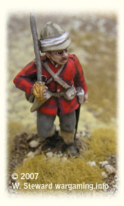 British Infantry Officer in the Sudan.