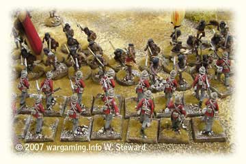 Beja 'Fuzzy-Wuzzies' crash into a British line!
