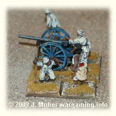 Dervish Krupp 6pdr Light Field Gun manned by Prisoners from the Egyptian Army!