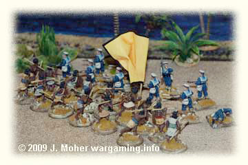 Order, Counter Order, Disorder - The Sailors can't make up their mind and get hit out of square formation!