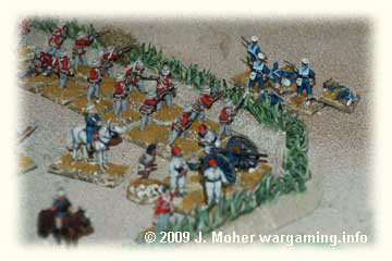 Naval Detachemnt makes a dash for the zeriba with their wounded.