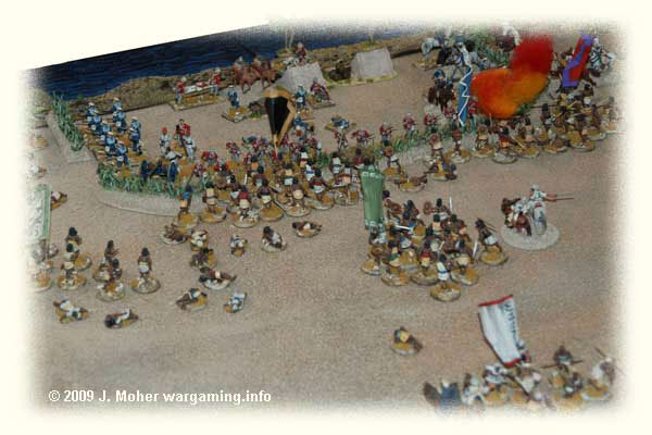 Two penetrations in the zeriba and the battle nears its climax.