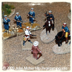 A Welcome Sight! Sir Henry & Colonel Barnard greet the freed captives!
