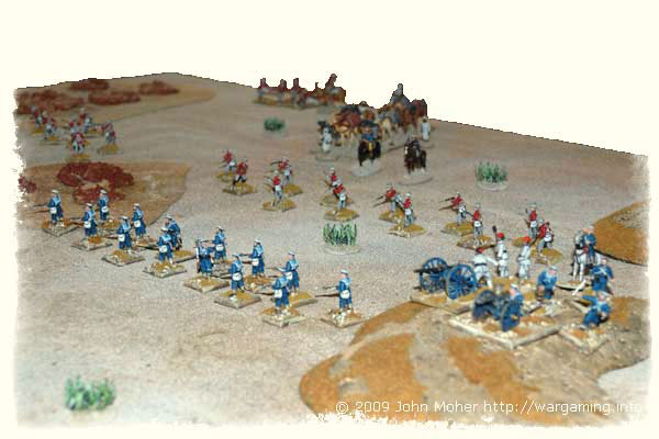 Sir Henry's Anglo-Egyptian force deploys for action as it enters the small valley containing the oasis of Baqah al-Garbiyyah!