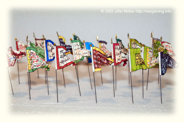An assortment of Mahdist Flags