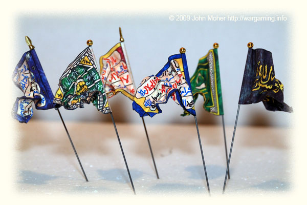 More Mahdist Flags plus 2 'Generic' Muslim ones on the right