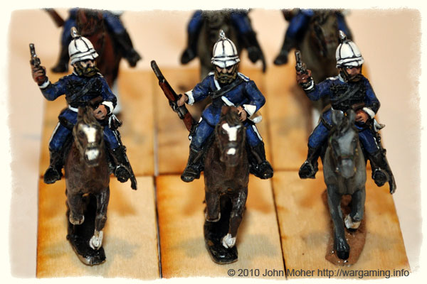 Mounted Natal Carbineers (almost) ready for action! Natal Carbineers contingent from the Anglo-Zulu War of 1879.