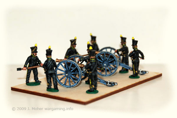 Another view of the Brunswick Artillery Battery - view from the rear-quarter.