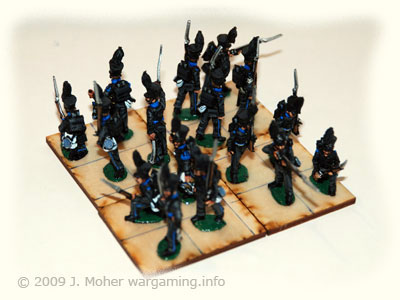 Brunswick Lieb (Guard) Battalion demonstrating a square.