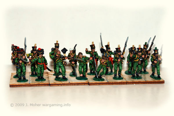 A Battalion from the 2nd Nassau-Usingen Regiment (uniform-wise one of my favourite units at Quatre Bras).
