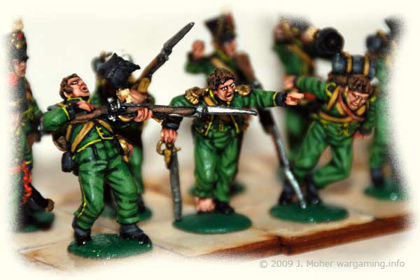 Close up of the 2nd Nassau-Usingen Regiment.