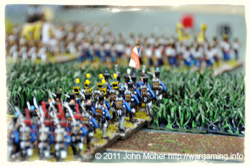 Murat's cunning ploy, the French feint occupying the rough ground to entice the Austrians in Murat's cunning ploy, the French feint occupying the rough ground to entice the Austrians in