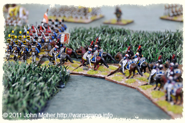 French Cuirassiers move up into the centre of the line French Cuirassiers move up into the centre of the line
