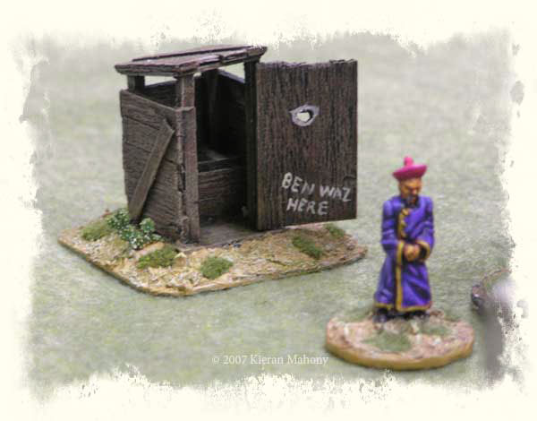 'Me name Ben Tu Xiu come here looking for gold now me clean outhouses!' 'Me name Ben Tu Xiu come here looking for gold now me clean outhouses!'