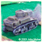 M3A3 takes a near-miss from a German 75mm L/24. M3A3 takes a near-miss from a German 75mm L/24.