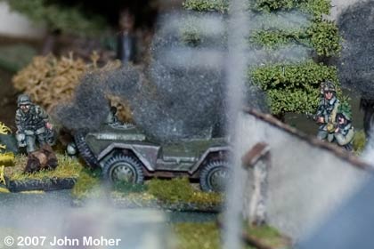 An action shot - the SS troops prepare to advance again... An action shot - the SS troops prepare to advance again...