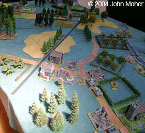 View from the Soviet main positions. View from the Soviet main positions.