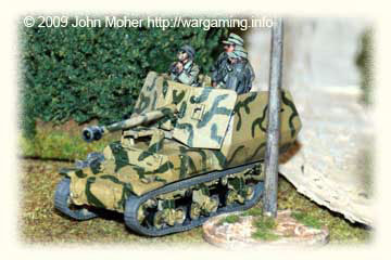 The same Marder moves up to support Platoon 3 and cover the Tiger's recovery, it's commander apparantly wary of Allied JagdBombers. The same Marder moves up to support Platoon 3 and cover the Tiger's recovery, it's commander apparantly wary of Allied JagdBombers.