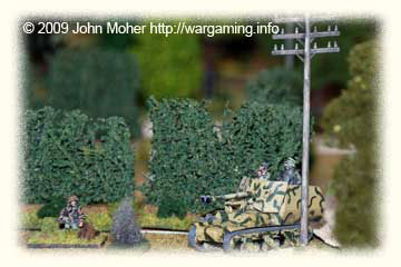 Marder I approaches a Pinned German PC near the depression. Marder I approaches a Pinned German PC near the depression.