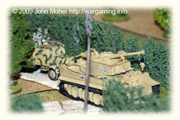 Dragon Armor BergeTiger followed by Vac-U-Cast Armoured Opel Blitz with AB Figures Crew Dragon Armor BergeTiger followed by Vac-U-Cast Armoured Opel Blitz with AB Figures Crew
