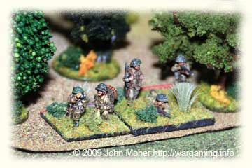 British Mortar Section OP protected by a Rifle Section in the forward defence line. British Mortar Section OP protected by a Rifle Section in the forward defence line.