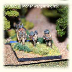 British Tommies defending the ground won the night before. British Tommies defending the ground won the night before.