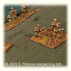 British Infantry advance. British Infantry advance.